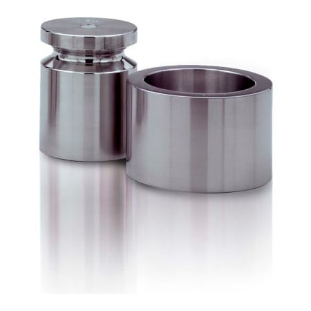 Rice Lake Weighing Systems Rice Lake 1lb Cylindrical Weight, Stainless Steel, ASTM Class 5 with Traceable Certificate - 12596TC 12596TC